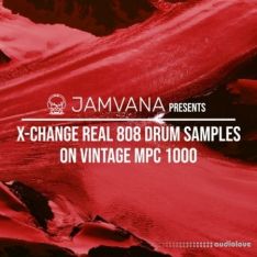 Jamvana presents X-Change Real 808 Drum Samples on Vintage MPC 1000