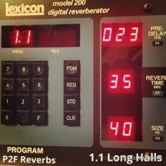 PastToFutureReverbs Lexicon Model 200 1.1 Long Halls!