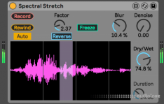 New Flore Music Max for Live: Spectral Stretch