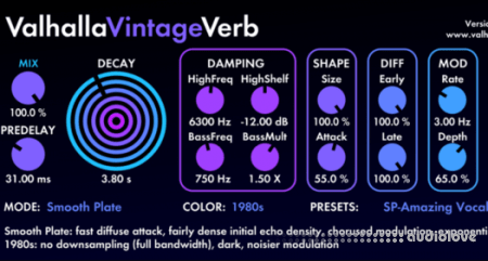 Valhalla DSP ValhallaVintageVerb