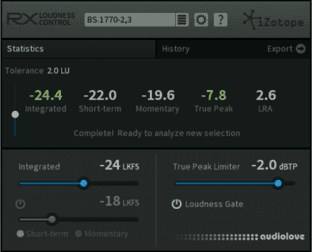 iZotope RX Loudness Control