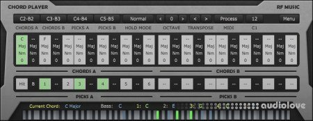 RF Music Chord Player
