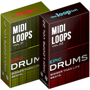 The Loop Loft Epic Drums Vol 1 and Vol 2 - MIDI Drum Loops