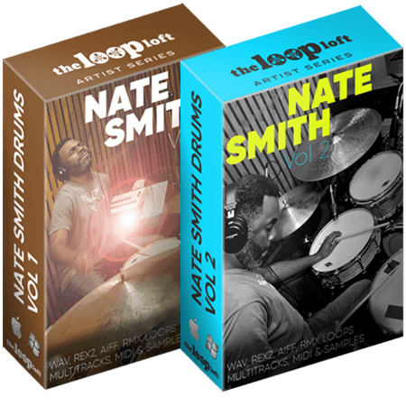 The Loop Loft Nate Smith Drum Loops Vol 1 and Vol 2