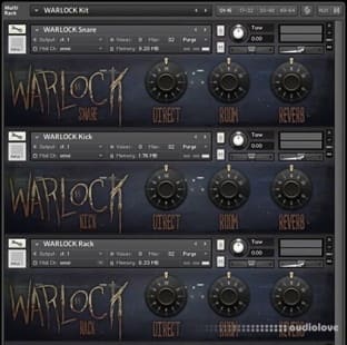 Cory Brunnemann Warlock Drum Kit