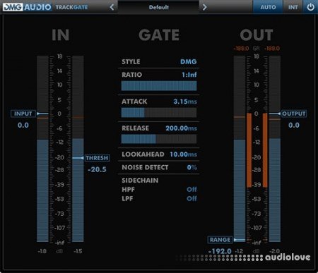 DMG Audio Track Range