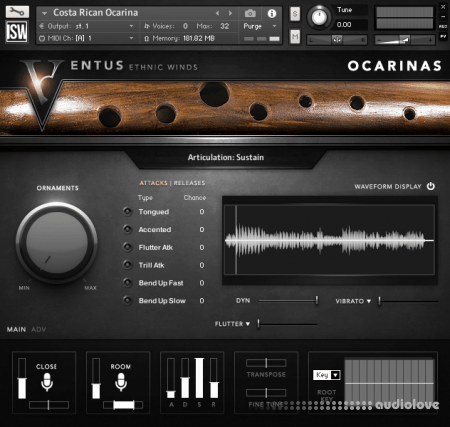 Impact Soundworks Ventus Ethnic Winds Ocarinas