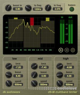 db audioware dB-M Multiband Limiter