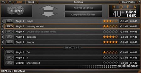 HOFA-Plugins HOFA 4U Plus BlindTest