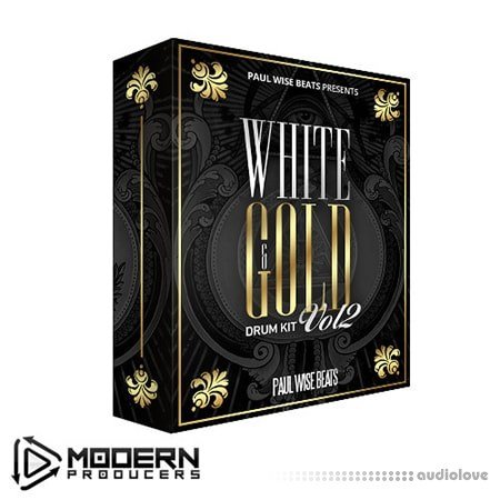 Paul Wise Beats White and Gold Drum Kit Vol.2