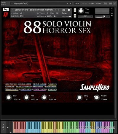 SampleHero 88 Solo Violin Horror SFX