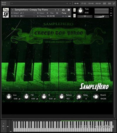 SampleHero Creepy Toy Piano