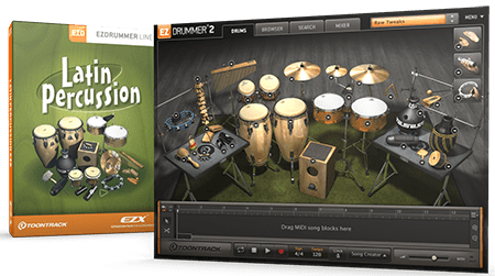 Toontrack EZdrummer EZX Latin Percussion