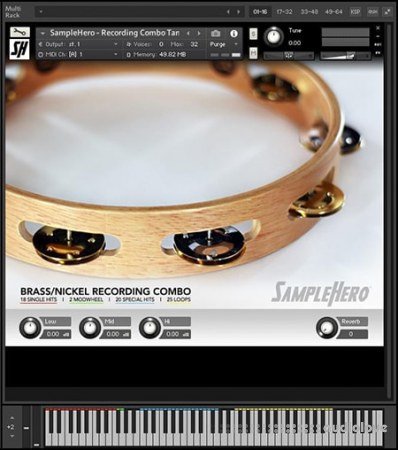 SampleHero Recording Combo Tambourine