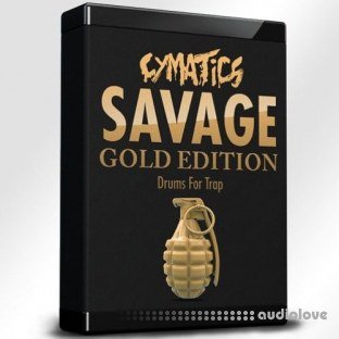 Cymatics Savage Drums For Trap Gold Edition