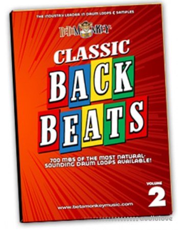 Beta Monkey Drum Loops Classic Backbeats II Vintage Rock Drum