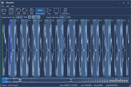 WarpPro Beat Editor