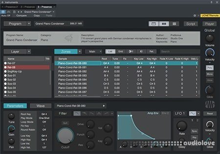 Presonus Presence XT Editor