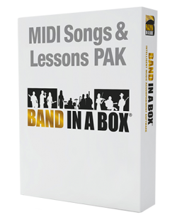 PG Music MIDI Songs and Lesson PAK for Band-in-a-Box