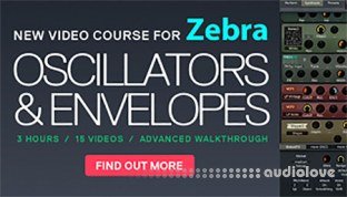 ADSR Sounds ZEBRA Oscillators and Envelopes Masterclass