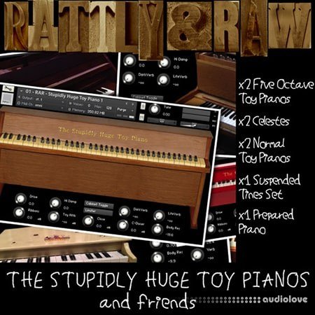 Rattly And Raw The Stupidly Huge Toy Pianos And Friends