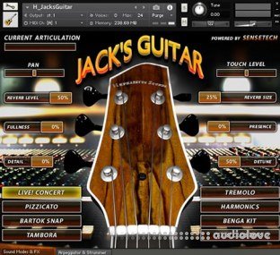 Hephaestus Sounds Jack's Concert Guitar