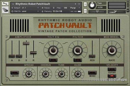 Rhythmic Robot Audio PatchVault Poly6 Factory Set B