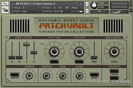 Rhythmic Robot Audio PatchVault DX5 Factory Set A