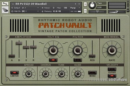 Rhythmic Robot Audio PatchVault ESQ1