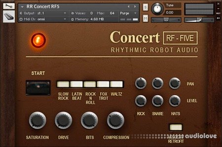 Rhythmic Robot Audio Concert RF5