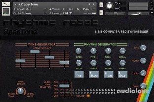 Rhythmic Robot Audio Spectone