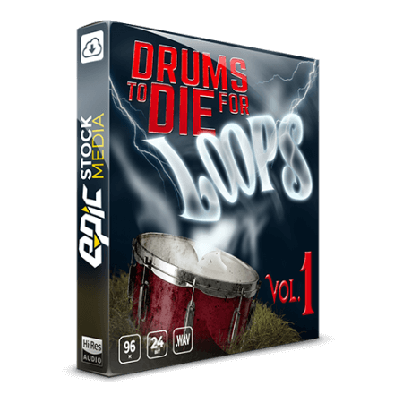 Epic Stock Media Drums To Die For Loops Vol.1