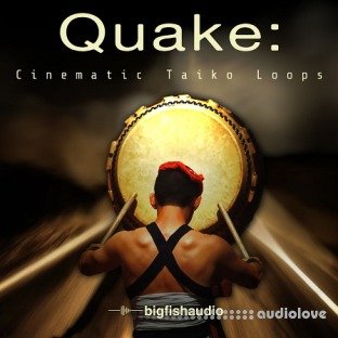 Big Fish Audio QUAKE Cinematic Taiko Loops