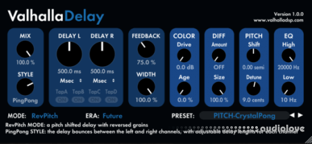 Valhalla DSP ValhallaDelay