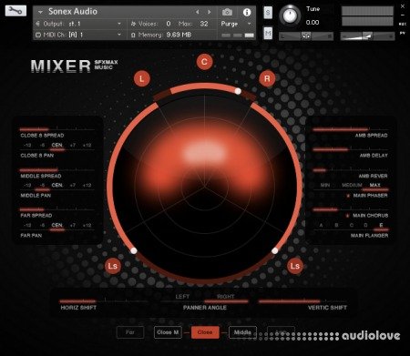 Sonex Audio Drums and Mallets