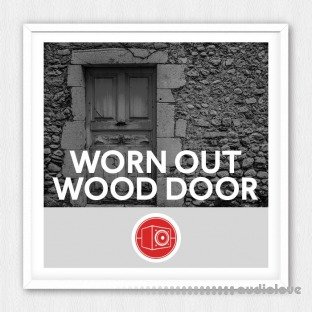 Big Room Sound Worn Out Wood Door