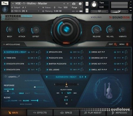 Soundiron Hyperion Strings Elements