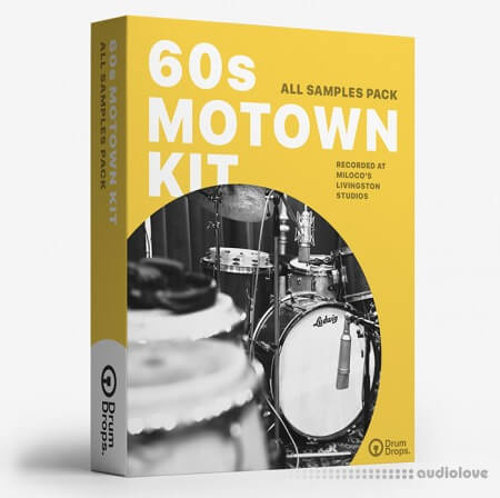 DrumDrops 60s Motown Kit: All Samples Pack