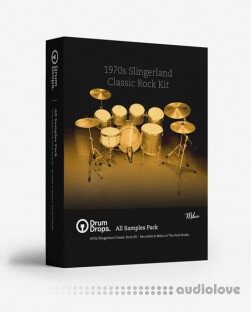 DrumDrops 1970s Slingerland Classic Rock Kit All Samples Pack