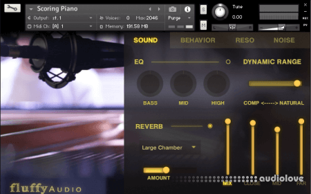 Fluffy Audio Scoring Piano