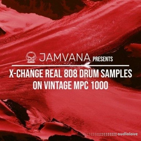 Jamvana presents X-Change Real 808 Drum Samples on Vintage MPC 1000