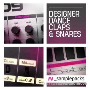 RV samplepacks Designer Dance Claps Snares and Stax