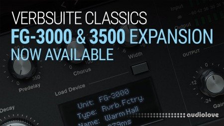 Slate Digital Verbsuite Classics FG-3000 and 3500 Expansion Pack