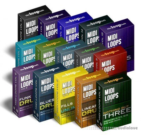 The Loop Loft Midi Drum Loop Bundle