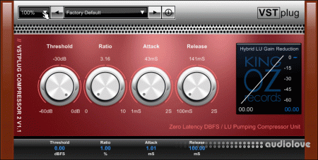 King OZ VSTplug compressor2