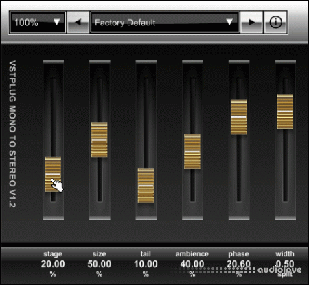 King OZ VSTplug mono to stereo