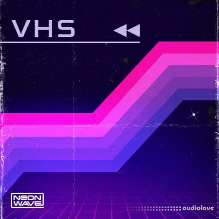 Neon Wave Rewind and Repeat Retro VHS Melodics