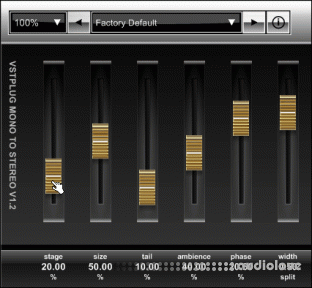 King OZ VSTplug mono to stereo