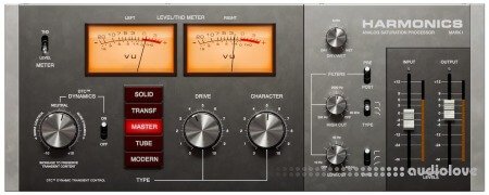 Softube Harmonics Analog Saturation Processor