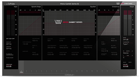 Softube Console 1 Weiss Gambit Series